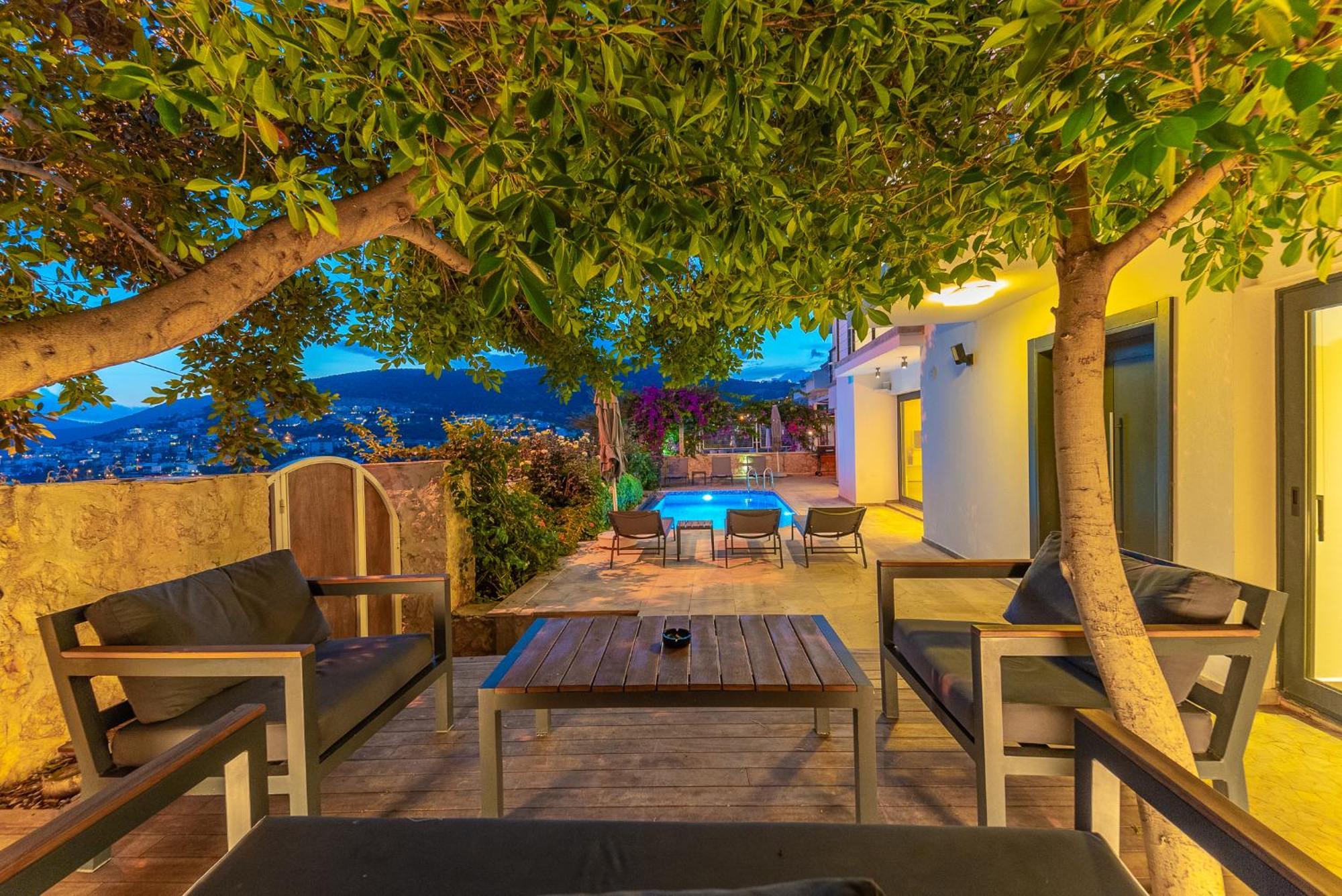 Luxus Villa Skyla Mit 5 Schlafzimmern & Meer-Blick Каш Экстерьер фото